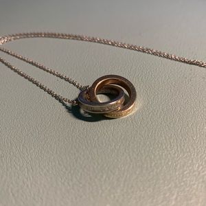 Tiffany interlocking necklace